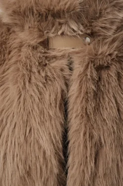 Faux fur jas