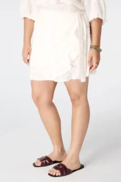 Fluffy overslag skort