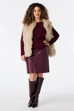 Fuzzy gilet