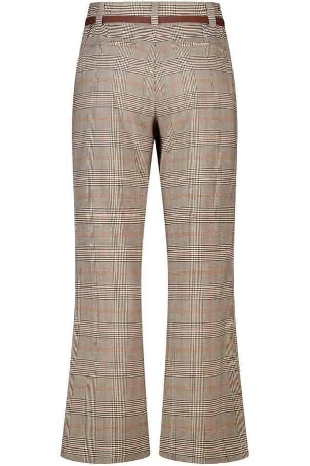 Geruite broek met ceintuur