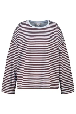 Gestreepte lange mouwen top