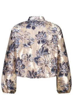 Jacquard bomber jacket
