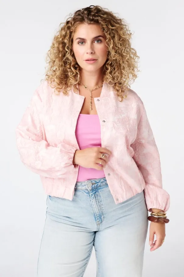 Jacquard bomber jasje