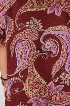 Jurk met paisley print