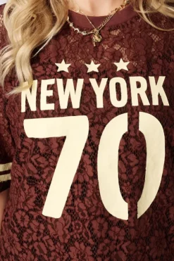 Kanten top in jersey look