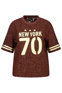 Kanten top in jersey look
