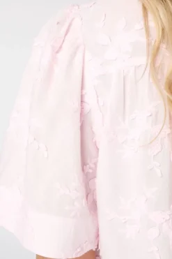 Katoenen blouse met borduursel