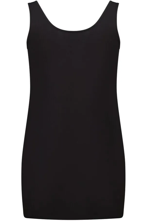 Katoenen extra lange singlet