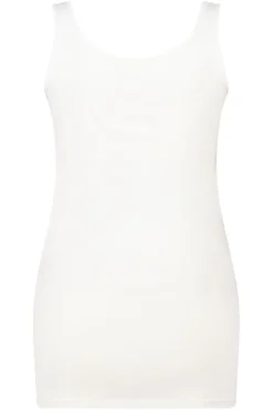 Katoenen extra lange singlet