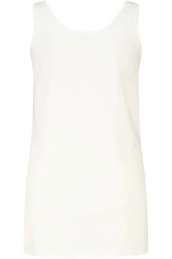 Katoenen extra lange singlet
