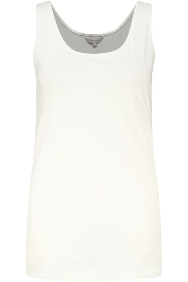 Katoenen extra lange singlet