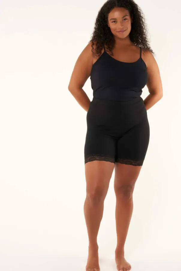 Korte legging met kant