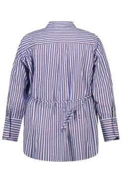 Lange gestreepte blouse