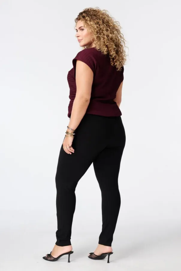 Legging met sierknopen