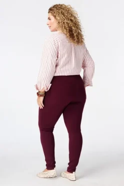 Legging met sierknopen