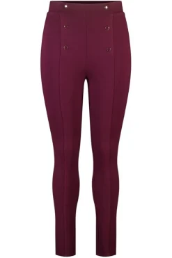 Legging met sierknopen