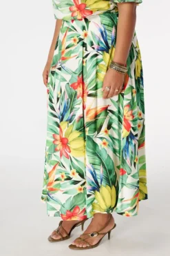 Maxi rok met print