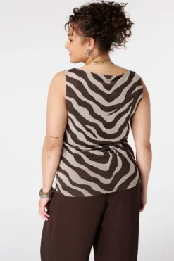 Mesh top met print