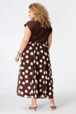 Midi rok met print