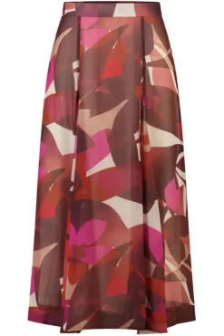 Midi rok met print