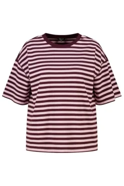 Oversized gestreept t-shirt