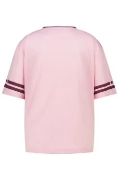 Oversized jersey met sportieve print