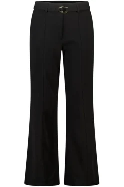 Rechte pantalon met ceintuur