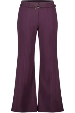 Rechte pantalon met ceintuur