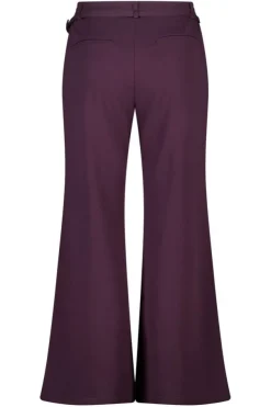 Rechte pantalon met ceintuur