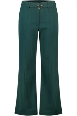 Rechte pantalon met ceintuur