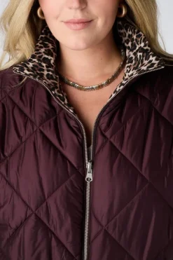 Reversible gewatteerde bodywarmer