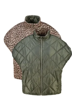 Reversible gewatteerde bodywarmer