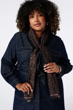 Sjaal met animal print