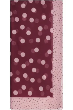 Sjaal met polka dot print