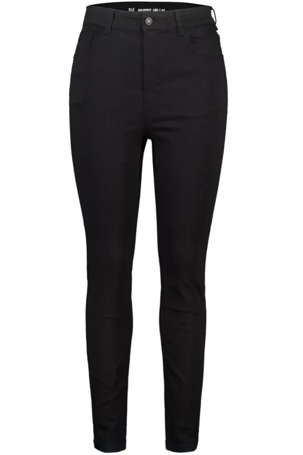 Skinny leg high waist jeans CHERRY