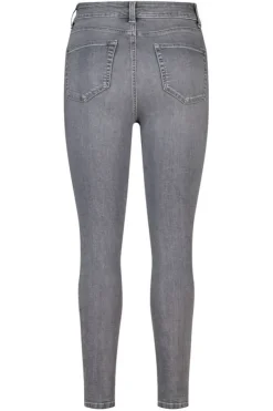 Skinny leg high waist jeans CHERRY