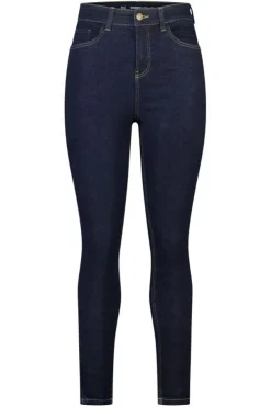 Skinny leg high waist jeans CHERRY