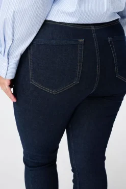 Skinny leg high waist jeans CHERRY