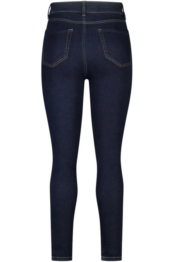 Skinny leg high waist jeans CHERRY
