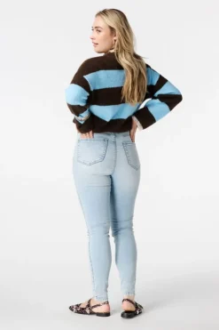 Skinny leg jeans CHERRY