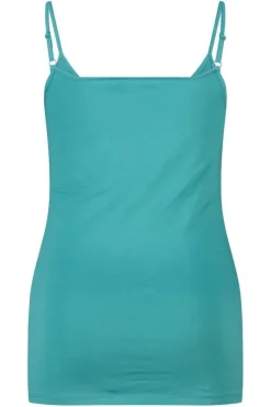 Spaghetti top met stretch