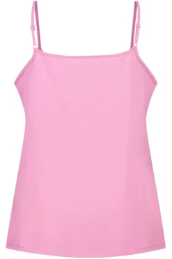 Spaghetti top met stretch