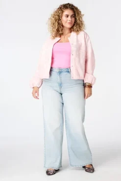 Spaghetti top met stretch