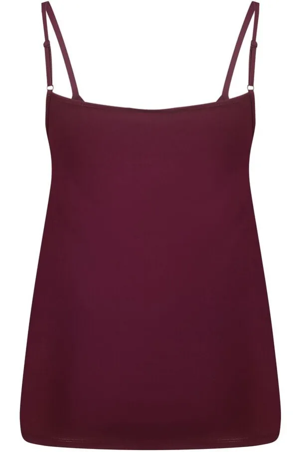 Spaghetti top met stretch