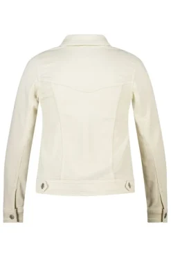 Spijkerjas met knoopsluiting