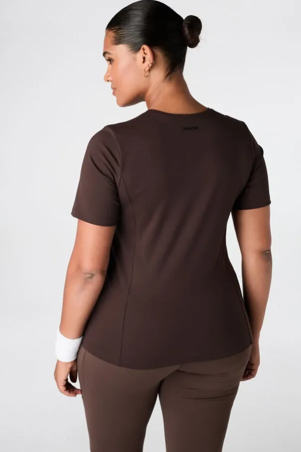 Sport top met rits