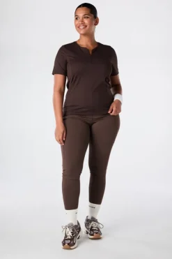 Sport top met rits