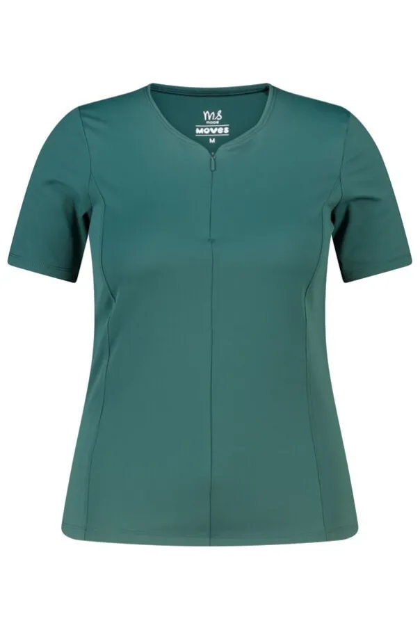 Sport top met rits