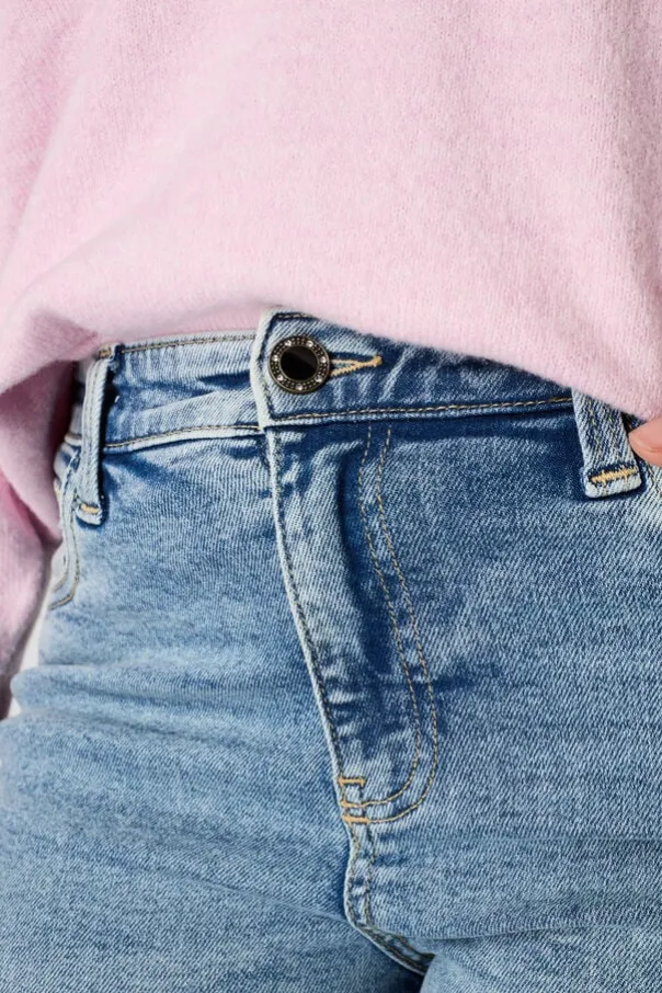 Straight leg jeans
