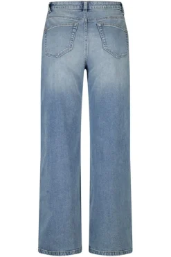 Straight leg jeans met studs